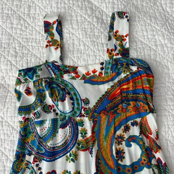 NWOT Colorful Paisley Print Women's Dress - Picture 3 of 9